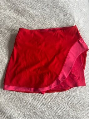 lululemon athletica Red and Pink Athletic Skort